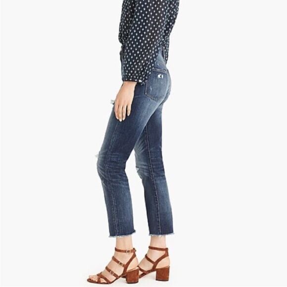 J.Crew Point Sur High-Rise Boyfriend Jean Raw Hem - Picture 14 of 14